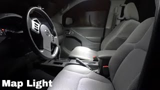 Change  Replace Nissan Frontier Map Light  Interior LED Bulb Install [upl. by Hays]