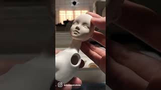 Porcelain ball jointed doll BJD work in progress [upl. by Neenad]