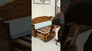 Sofa Kem bed furniture spacesavingidea bed sofa spacesaving youtubeshorts [upl. by Nydnarb]