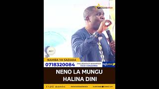 NENO LA MUNGU HALINA DINI  NIMETUMWA KWAAJILI YA WATU WOTE upakolive jesuschrist [upl. by Laraine774]