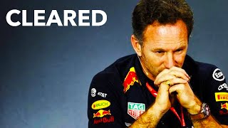 BREAKING Horner Cleared of Inappropriate Behaviour F1 News [upl. by Reppart]