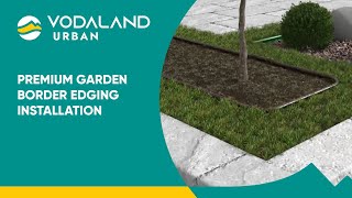 Vodaland  Premium Garden Border Edging installation [upl. by Annalise]