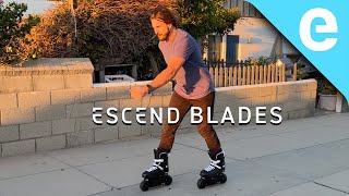 Escend Blades Alpha review Electric skates are here and theyre awesome [upl. by Eeliah]