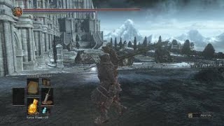 DARK SOULS 3  Inside the the wall glitch at pontiff [upl. by Mcclure651]