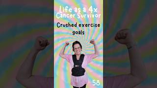 Proud to crush my exercise goals cancersurvivor findingjoy [upl. by Aihtniroc]