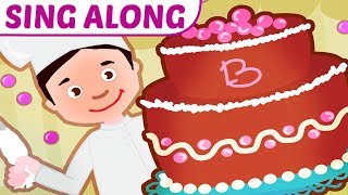 Pat A Cake Bakers Man Song with Lyrics  SING ALONG ReadAlong [upl. by Genaro]