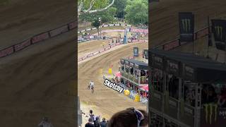 Haiden Deegan has a close call at Southwick motocross [upl. by Atekram94]