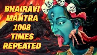 BHAIRAVI MANTRA 1008 TIMES REPEATED  Om Hreem Bhairavi Kalaum Hreem Svaha  BHAIRAVI MOOLA MANTRA [upl. by Rimas905]