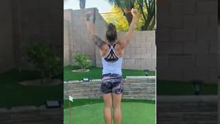 Lat Pull Down with a resistance band [upl. by Filippa]