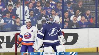 NHL 24 Playoff mode  New York Islanders vs Tampa Bay Lightning  Xbox Series X 4K60FPS [upl. by Lepper]