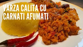 Varza calita cu carnati Reteta pas cu pas [upl. by Drake]