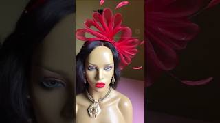 How to make crinoline fascinator diy fascinator finexcollections hairaccessories handmadefan [upl. by Ynnal]