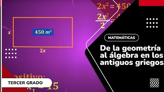 27 De la geometría al álgebra en los antiguos griegos [upl. by Adnirim]