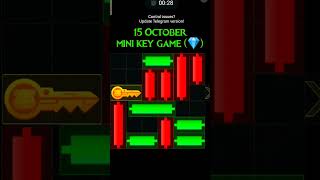 15 October hamster combat mini key game puzzle gaming key level [upl. by Lagas]