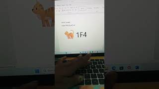 Cat 🐈 symbol in ms word shortcut Kay msword computer [upl. by Korenblat]