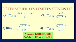 limite dune fonction irrationnelle [upl. by Marchak998]