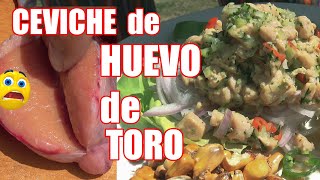 CEVICHE de CRIADILLAS  A F R 0 D I S A C 0  Ideal para las personas de las TERCERA EDAD [upl. by Diann]