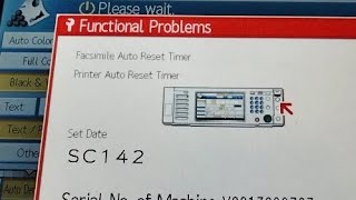 SC 142 RICOH ERROR SOLUTION [upl. by Sathrum274]