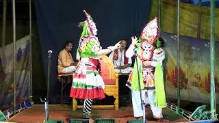 Krishnarjuna Kalaga  Tenkuthittu Yakshagana part 8 held in Mithanadka on 31102011 [upl. by Powder]