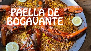 PAELLA DE BOGAVANTE  La mejor Paella Valenciana de Marisco [upl. by Anigroeg]