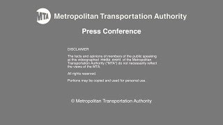 MTA Press Conference  04102019 [upl. by Aisirtap]