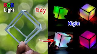 How To Make RGB Light  Homemade Amazing Rgb Decoration Light  RGB Box [upl. by Giacamo]