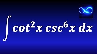 188 Integral de cotangente cuadrada por cosecante sexta TRIGONOMETRICA EJERCICIO RESUELTO [upl. by Pascha]
