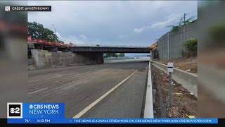 NYS Thruway in Rockland County reopened following overpass repairs [upl. by Divadleahcim1]