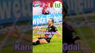 Wolfsburg vs Bayern Munich 12 HighlightsHarry Kane Goal 🔥🤩shorts bayern bundesliga wolf viral [upl. by Alair310]