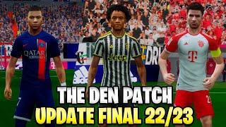 UPDATE FINAL PES 6 PARCHE 2023 THE DEN PATCH  LIGA ARGENTINA [upl. by Chipman]