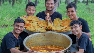 CHOLE BHATURE  Chole Bhature Recipe  Soft Bhature Recipe  Village Rasoi [upl. by Apul]