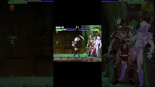 Shang Tsung vs Shao Kahn Combo umk3 mortal kombat gaming retrogaming games combo fun funny [upl. by Yelsnik]