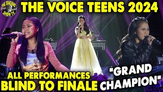 The Voice Teens Philippines 2024 Grand Champion Jillian All Performances Blind Audition to the Final [upl. by Ainafetse188]