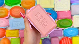 ASMR 4K★Soap boxes with foamampglitter★Cutting cubes★ [upl. by Lavena]