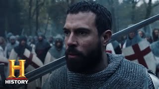 Knightfall Season 1 Finale Exclusive Sneak Peek Season 1 Episode 10  History [upl. by Liauqram]