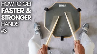 THE SECRET TO FASTER HANDS  Beginner Drum Lesson 3 [upl. by Joshua]