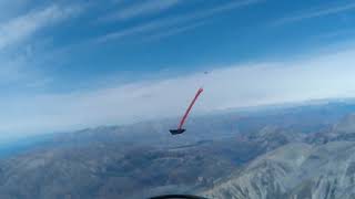 Beni and Kristoff 55 hour flight playing in the wave over the Torlesse range [upl. by Ahswat]