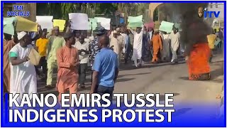 Protest Rocks Kano State Over Dethronement Of Aminu Bayero As Emir  TMI SOCIALS [upl. by Marlee]