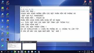 Phần mềm FPWIN GR lập trình PLC Panasonic [upl. by Elrahc]