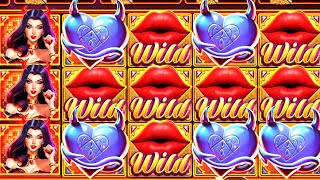 DEVILICIOUS SLOT PAYS SOME BIG WINS MAX SPINS AND MULTIPLIER [upl. by Bazar]