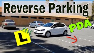 How to 90degree Reverse Park a Small Car to Perfection 3 line  Side Mirror Method [upl. by Ened]