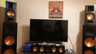 Klipsch RF7 MK3  RP504C  Nubert ATM Soundcheck  Bass Test  Tech N9ne  Low Chopped [upl. by Truda]