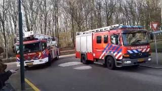 Woningbrand hoogbouw De kleine kampen rhenen [upl. by Ledniahs]