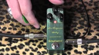 One Control SEA TURQUOISE DELAY BJF design pedal demo [upl. by Shing]