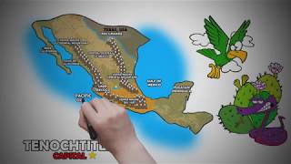 The Geography Of Mexico amp The Aztec Empire Lesson  by Instructomania A History Channel for Students [upl. by Ursi]