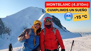 ✅SUBIR al 🥶MONTBLANC🥶 ruta por Goûter y la BOLERA⚡️ le couloir de la mort [upl. by Dranoel]