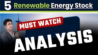 5 Renewable Energy Stock  Renewable Energy Stock analysis [upl. by Market]