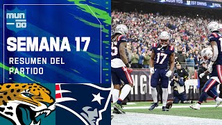 Jacksonville Jaguars vs New England Patriots  Semana 17 NFL Game Highlights [upl. by Swihart]