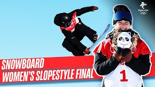 Womens Snowboard Slopestyle Final  Full Replay  Beijing2022 [upl. by Cattan926]