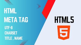 HTML META TAG  NAME  CHARSET  UTF8  META TITLE [upl. by Scopp]